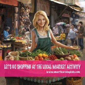 Image of a woman selling fruits and vegetables at the local market