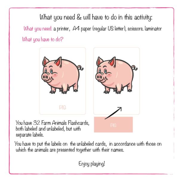 FARM ANIMALS FLASHCARDS - Image 2